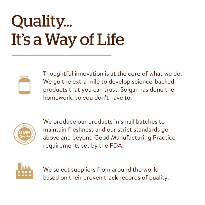 Solgar Quercetin Complex With Ester-C Plus Vegetable Capsules 100