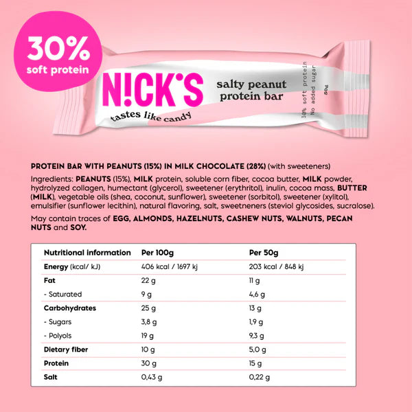 NICK's Protein Bar 12x50g