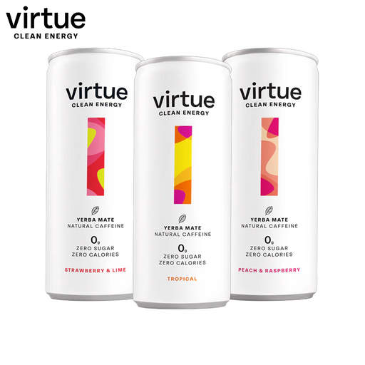 Virtue Yerba Mate - Natural Energy Drink - 12 x 250ml - Health Foods at MySupplementShop by Virtue