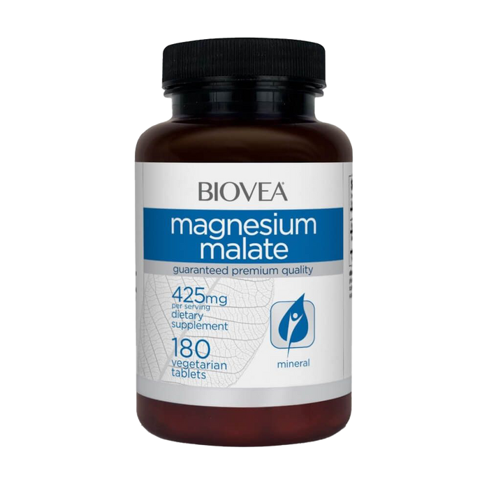 Biovea Magnesium Malate 425mg 180 Vegetarian Tablets