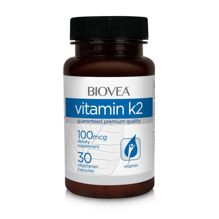 Biovea Vitamin K2 100mcg 30 Vegetarian Capsules - Heart Health at MySupplementShop by Biovea