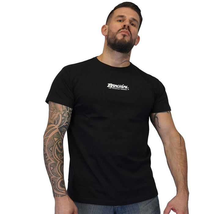 Brachial T-shirt Middle Black - Small - T-Shirt at MySupplementShop by Brachial The Lifestyle Company