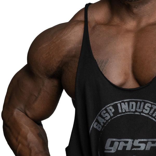 GASP Stringer Black - Medium - Stringer at MySupplementShop by Gasp