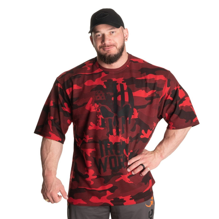 GASP Thermal Skull Tee Red Camo - Thermal Skull Tee at MySupplementShop by Gasp