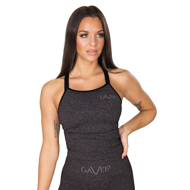 Gavelo Seamless Ribbed Tank - Plum