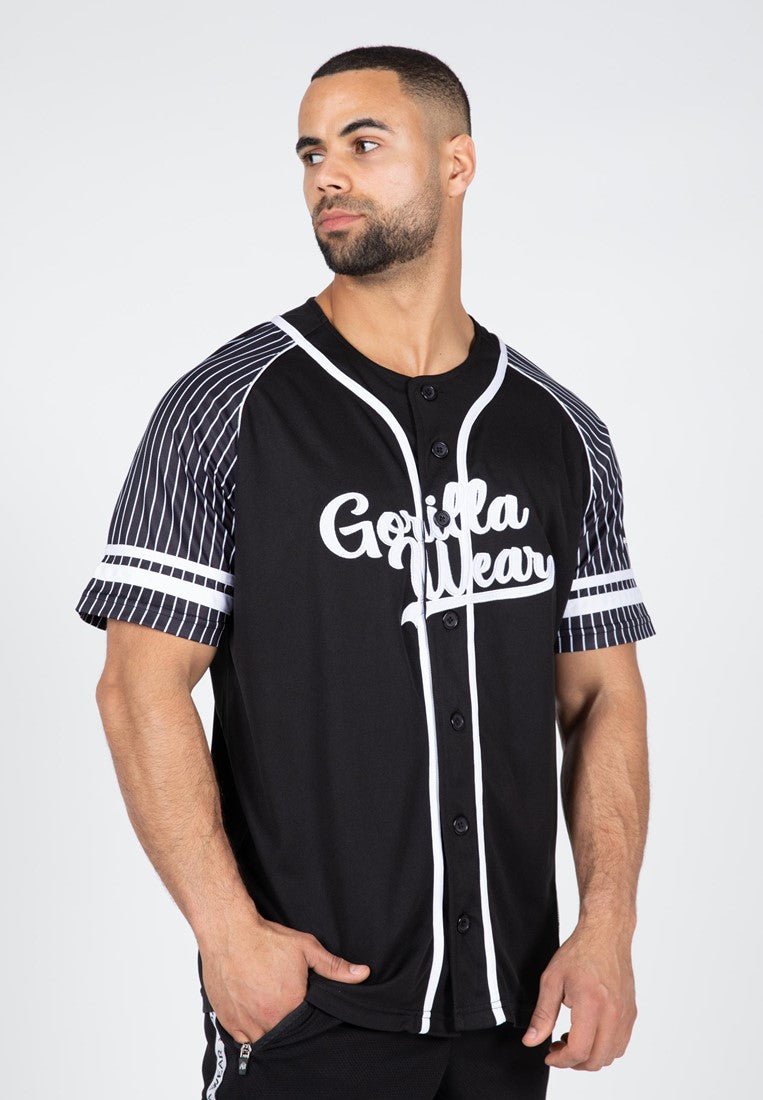 Gorilla Wear 82 Baseball Jersey Black
