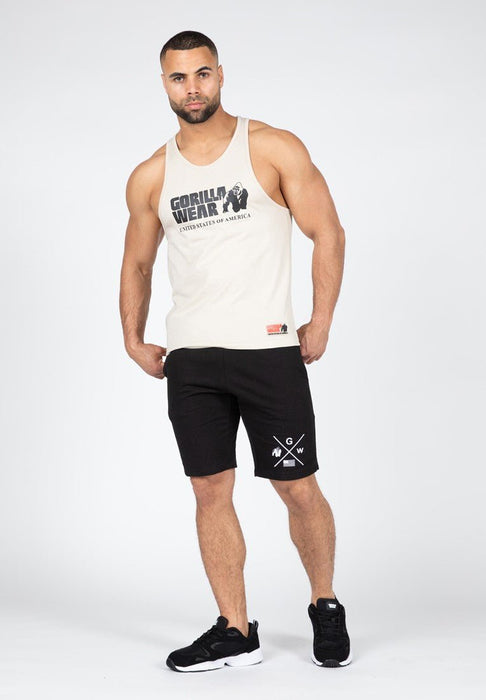 Gorilla Wear Classic Tank Top Beige - Tank Top at MySupplementShop by Gorilla Wear