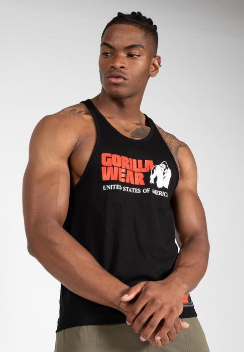 Gorilla Wear Classic Tank Top - Black - XL - Tank Top at MySupplementShop by Gorilla Wear