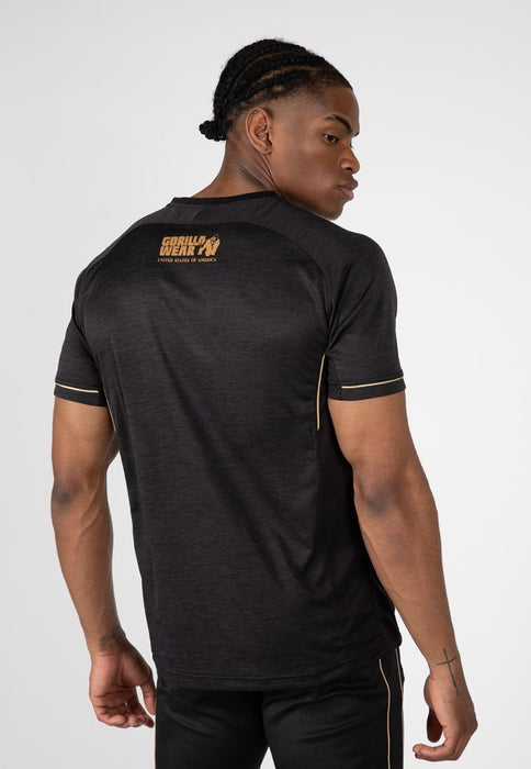 Gorilla Wear Fremont T-Shirt Black/Gold