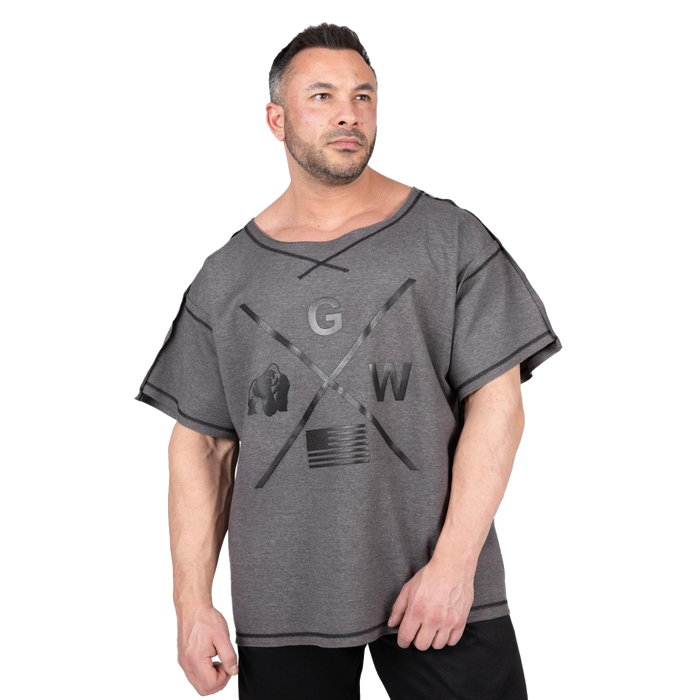 Gorilla Wear Sheldon Work Out Top - Grey