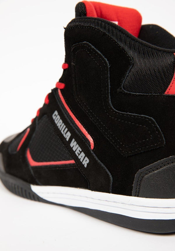 Gorilla Wear Troy High Tops - Black/Red - EU 38 - High Tops at MySupplementShop by Gorilla Wear