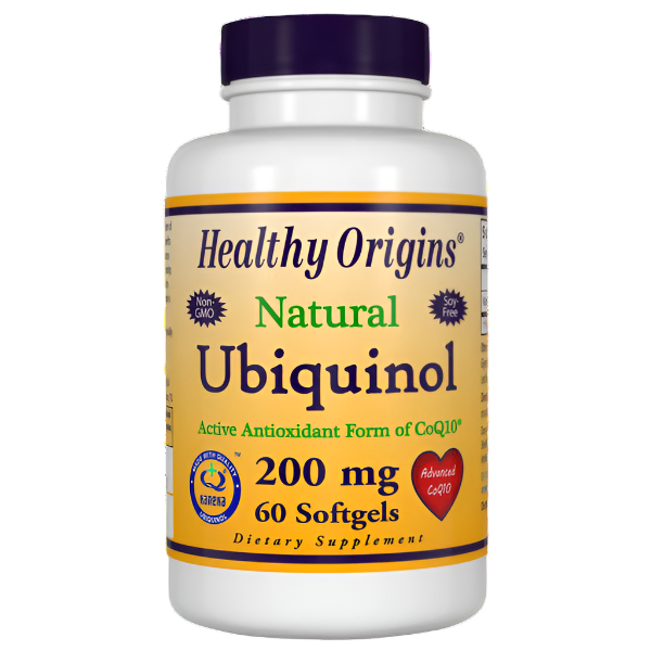 Healthy Origins Ubiquinol 200mg 60 Softgels