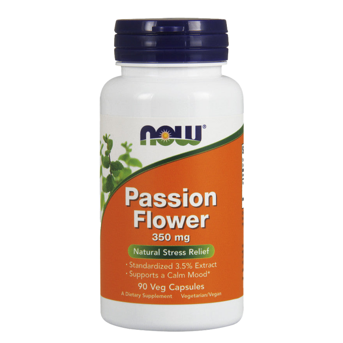 NOW Foods Passionsblume, 350 mg – 90 Kapseln