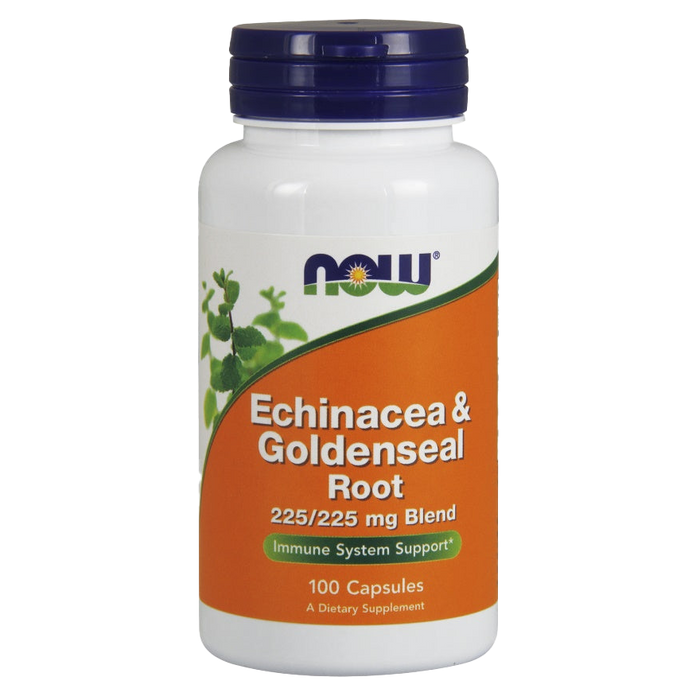 NOW Foods Echinacea & Goldenseal Root - 100 caps