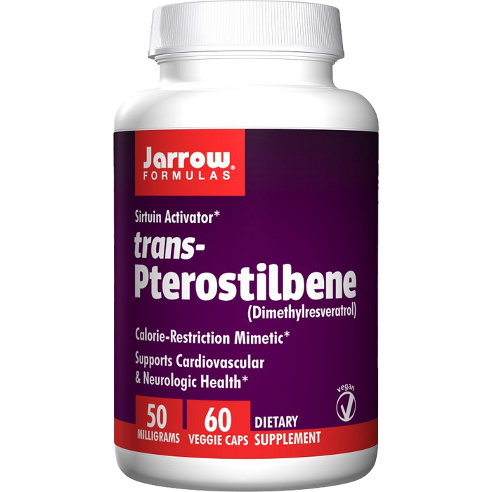 Jarrow Formulas trans-Pterostilben, 50 mg – 60 Kapseln