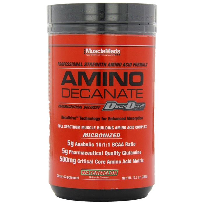 MuscleMeds Amino Decanate, Citrus Lime - 384 grams