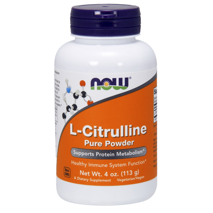 NOW Foods L-Citrullin, reines Pulver – 113 g