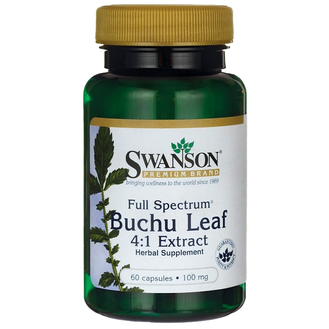 Swanson Full Spectrum Buchu Leaf 4:1 Extract, 100mg - 60 caps