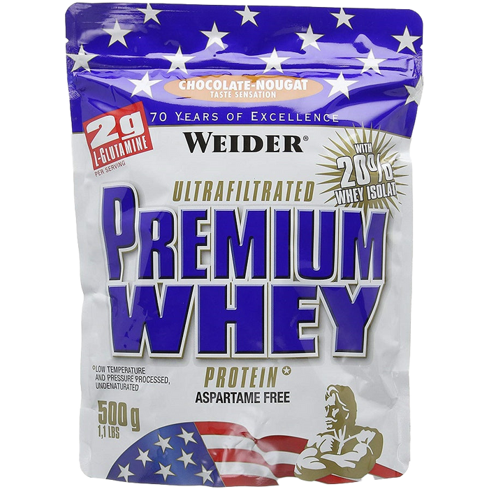 Weider Premium Whey, Strawberry-Vanilla - 500 grams