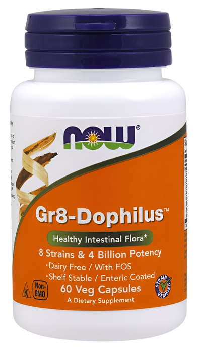 NOW Foods Gr8-Dophilus - 60 vcaps