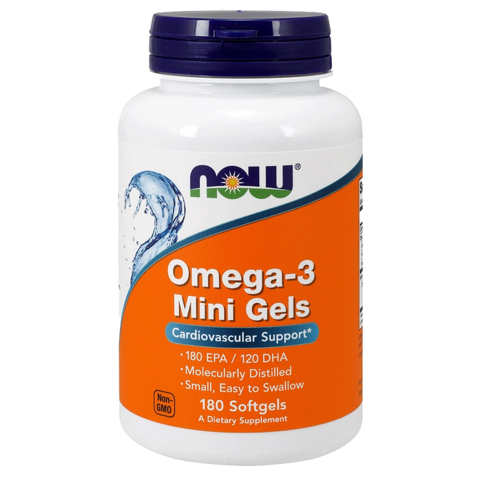 NOW Foods Omega-3 Mini Gels - 180 softgels