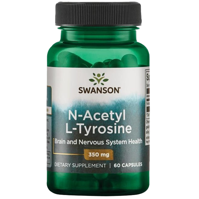 Swanson N-Acetyl L-Tyrosine, 350mg - 60 caps