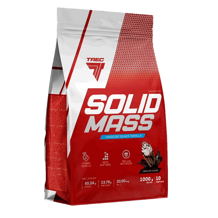 Trec Nutrition Solid Mass, Schokolade – 1000 Gramm