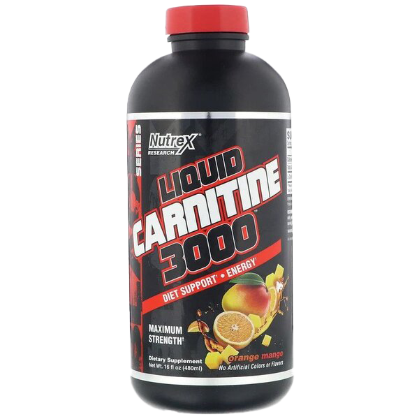 Nutrex Liquid Carnitine 3000, Orange Mango - 480 ml.