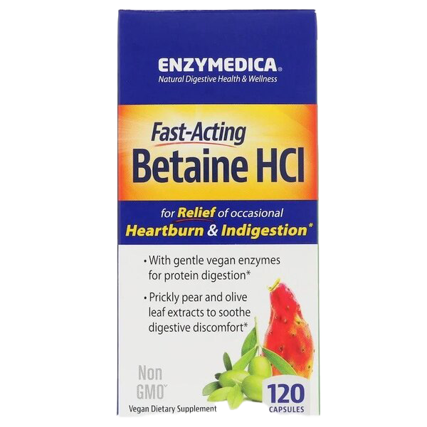 Enzymedica Betaine HCl - 120 caps