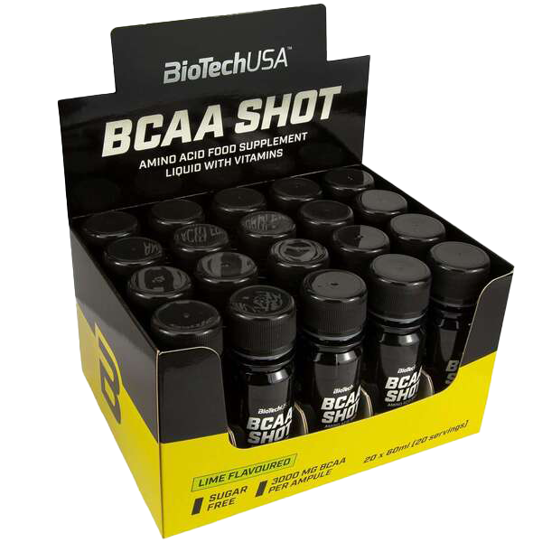 BioTechUSA BCAA Shot, Limette – 20 x 60 ml.