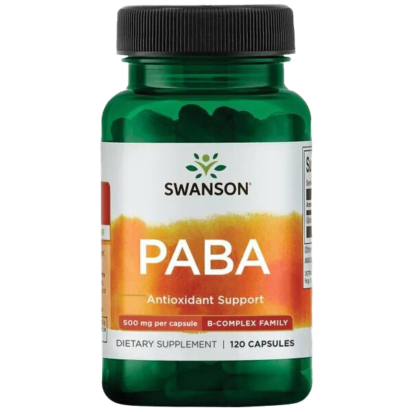 Swanson PABA, 500mg - 120 caps