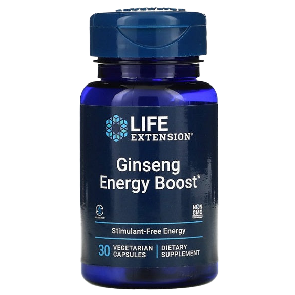 Life Extension Ginseng Energy Boost - 30 vcaps