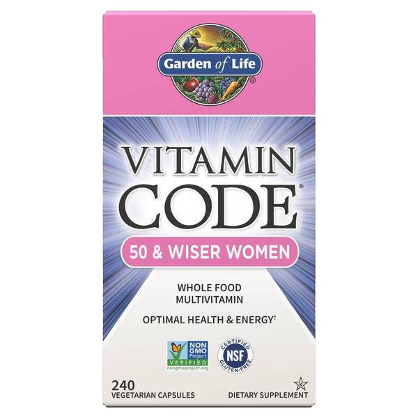 Garden of Life Vitamin Code 50 & Wiser Women - 240 vcaps