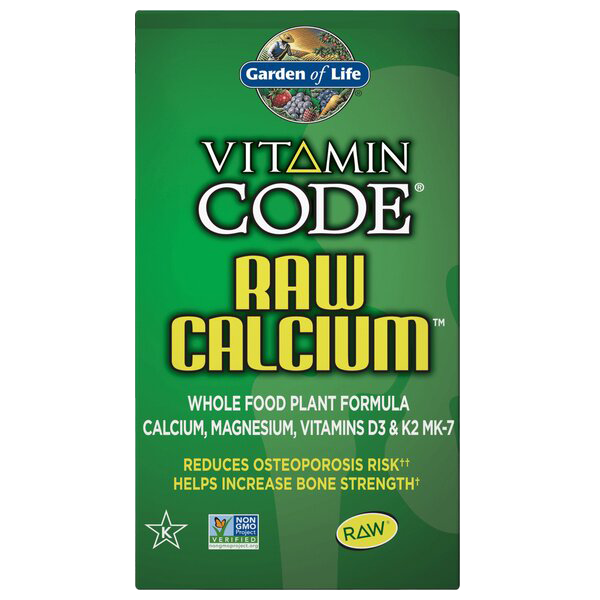 Garden of Life Vitamin Code Rohkalzium – 60 Kapseln