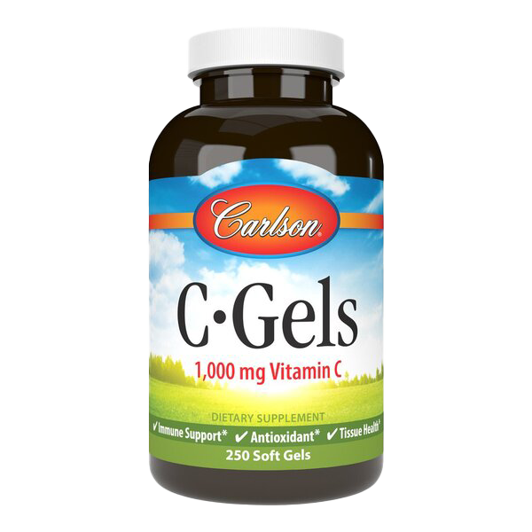 Carlson Labs C-Gels, 1000 mg – 250 Kapseln