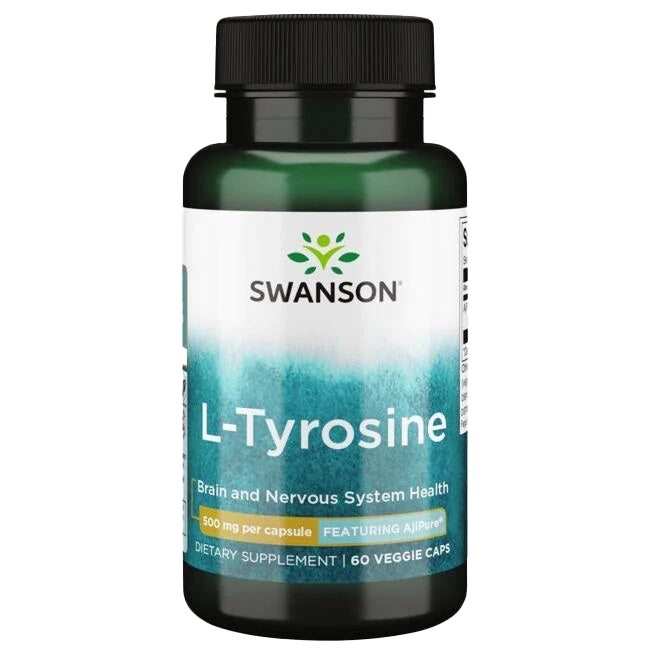 Swanson L-Tyrosin, 500 mg – 60 Kapseln