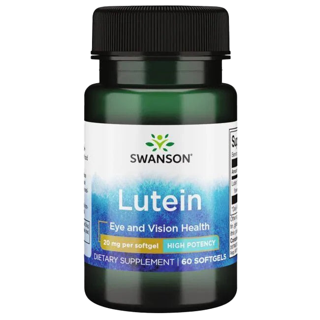 Swanson Lutein, 20 mg – 60 Kapseln