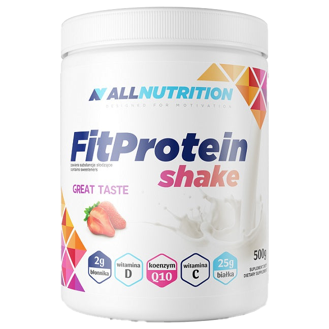 Allnutrition Fit Protein Shake, Erdbeere – 500 Gramm