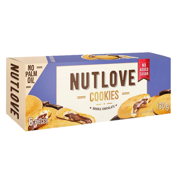 Allnutrition Nutlove Cookies, Double Chocolate - 6 cookies