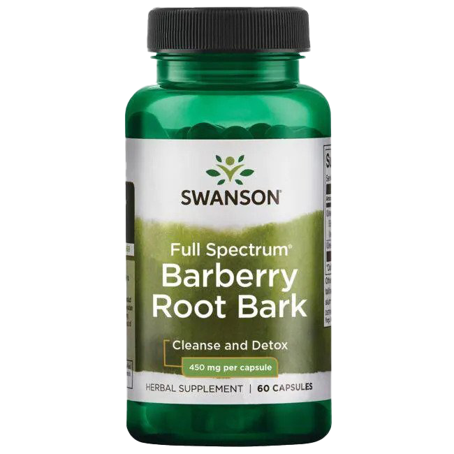 Swanson Full Spectrum Barberry Root Bark, 450mg - 60 caps