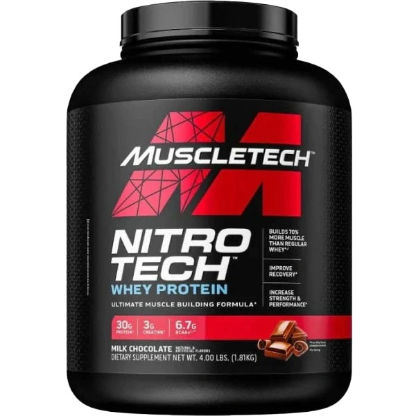 MuscleTech Nitro-Tech, Milk Chocolate - 1800 grams