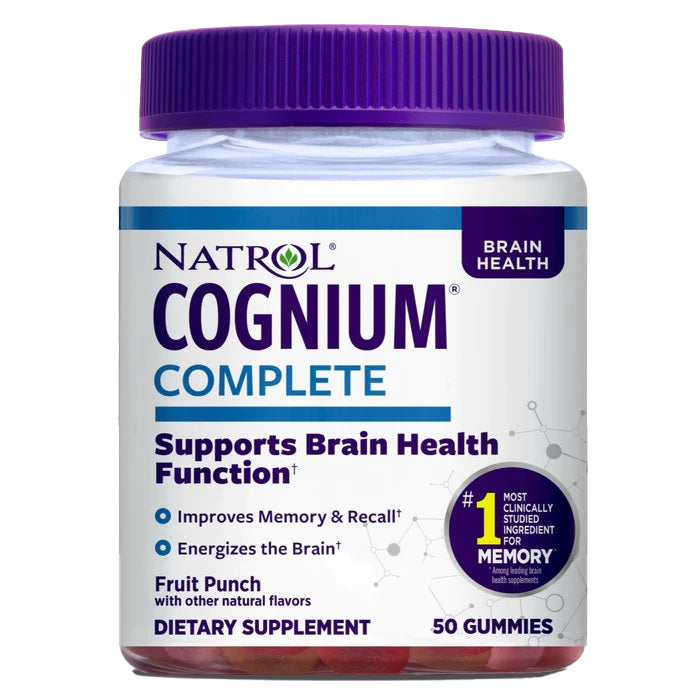 Natrol Cognium Complete Fruit Punch  50 gummies