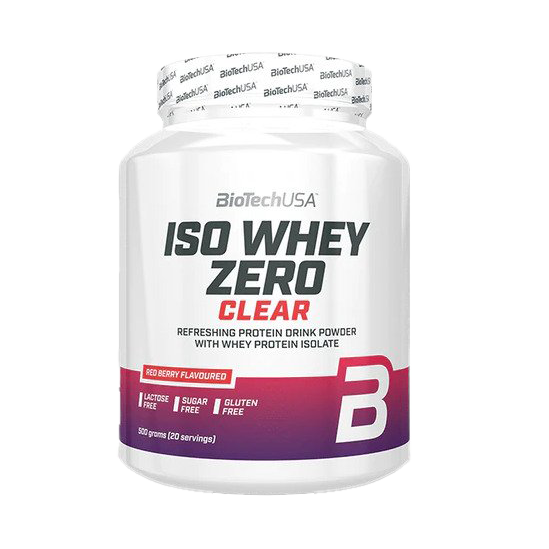 BioTechUSA Iso Whey Zero Clear, Red Berry - 500g