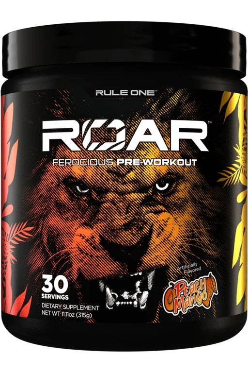 Rule One Roar, Peach Mango - 315g Best Value Nutritional Supplement at MYSUPPLEMENTSHOP.co.uk