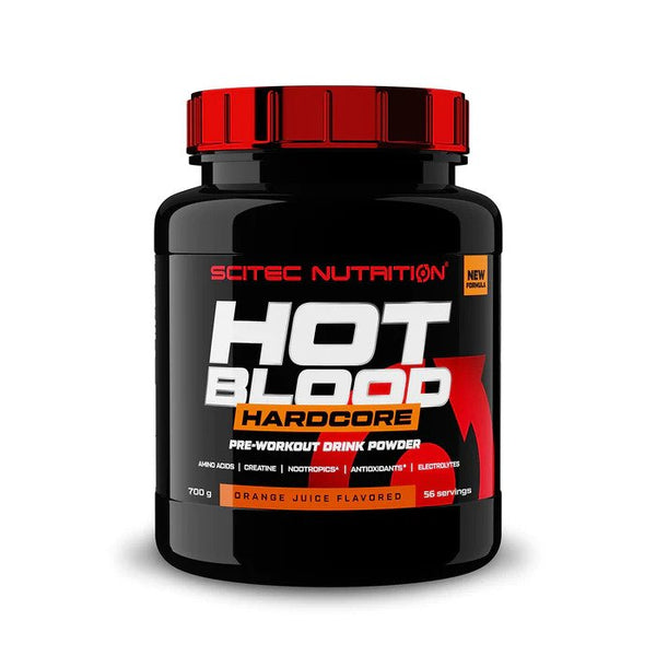 SciTec Hot Blood Hardcore, Orange Juice - 700g Best Value Sports Supplements at MYSUPPLEMENTSHOP.co.uk