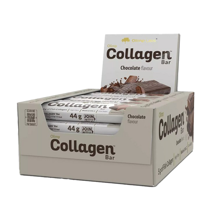 Olimp Nutrition Collagen Bar, Chocolate (EAN 5901330094019) 25 x 44g