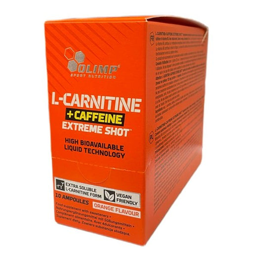 Olimp Nutrition L-Carnitine + Caffeine Extreme Shot, Orange 10 x 25 ml