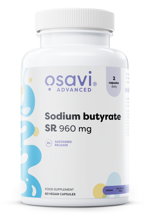 Osavi Sodium butyrate SR, 960mg - 60 vegan capsules - Vitamins & Supplements at MySupplementShop by Osavi