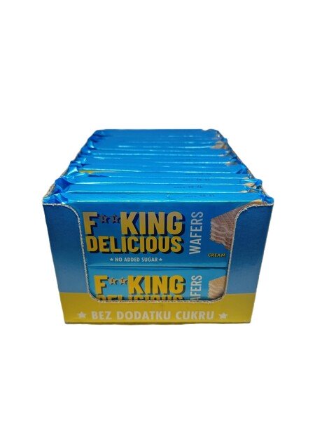 Allnutrition Fitking Delicious Wafers, Cream - 32 x 80g - Default Title - Sports Nutrition at MySupplementShop by Allnutrition