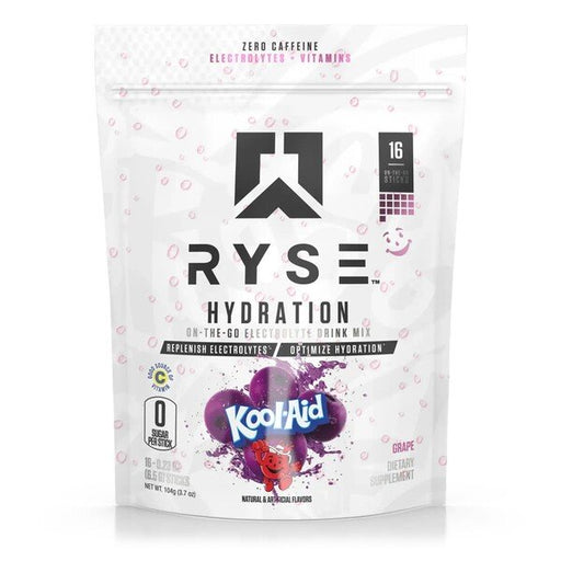 RYSE Hydration Sticks 16 x 6.5g - Kool-Aid Grape - Sports Nutrition at MySupplementShop by RYSE